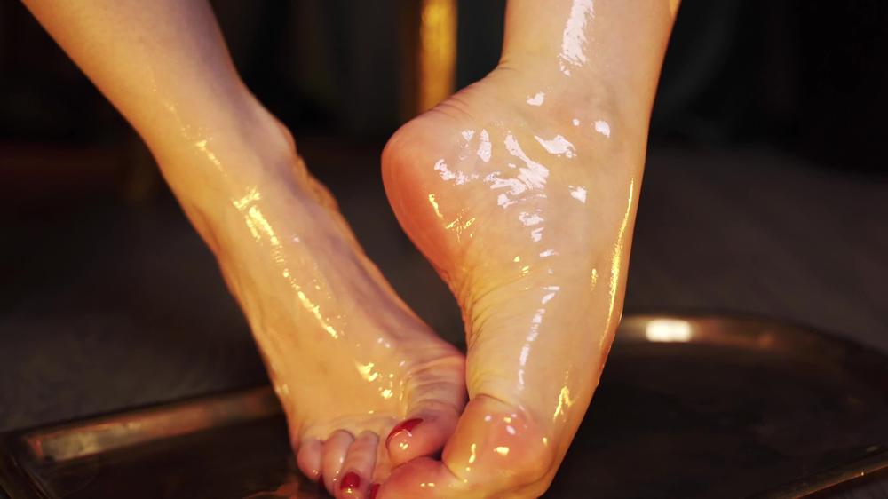 Oil And Foot Fetish