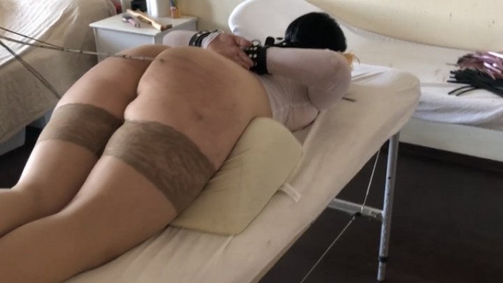 Spankinganna Spanking Hard With Rods On Big Ass