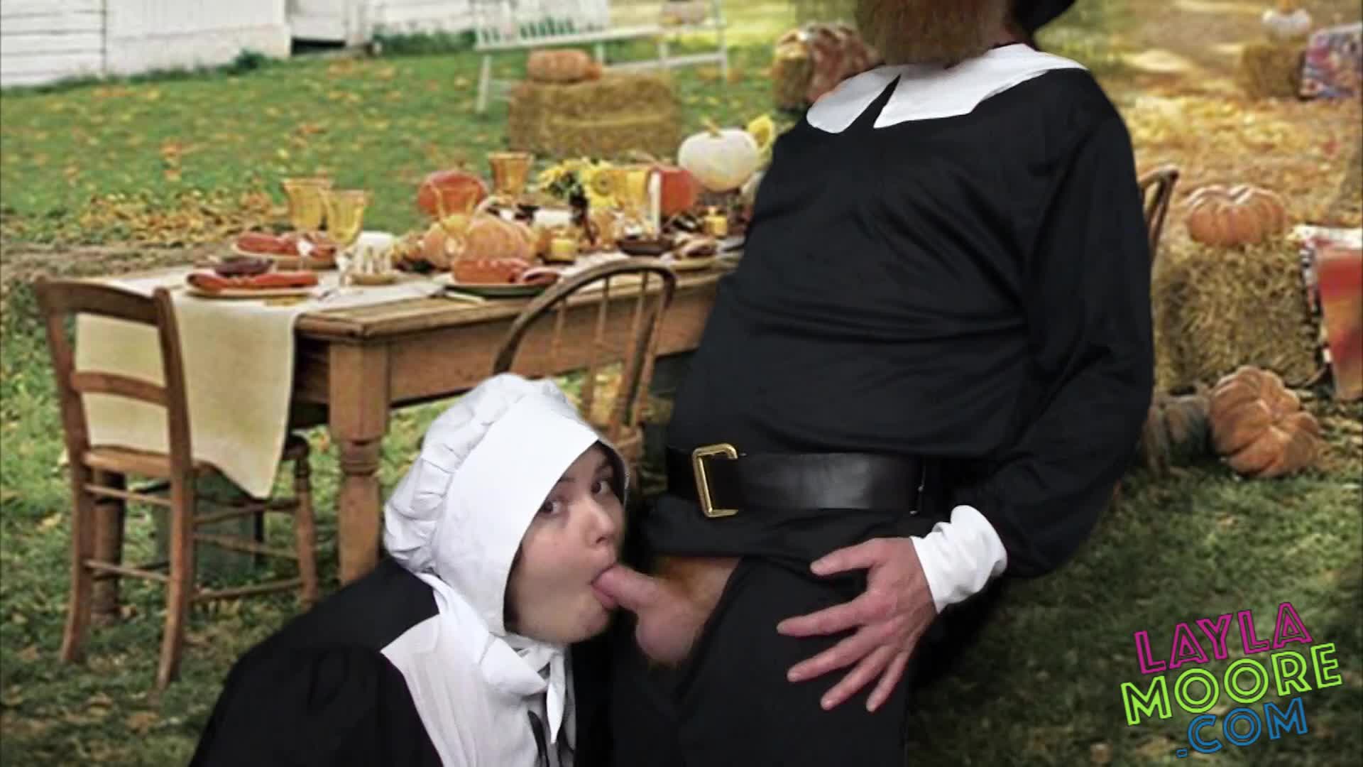 Thanksgiving Feast, Of COCK! XXX Pilgrim
