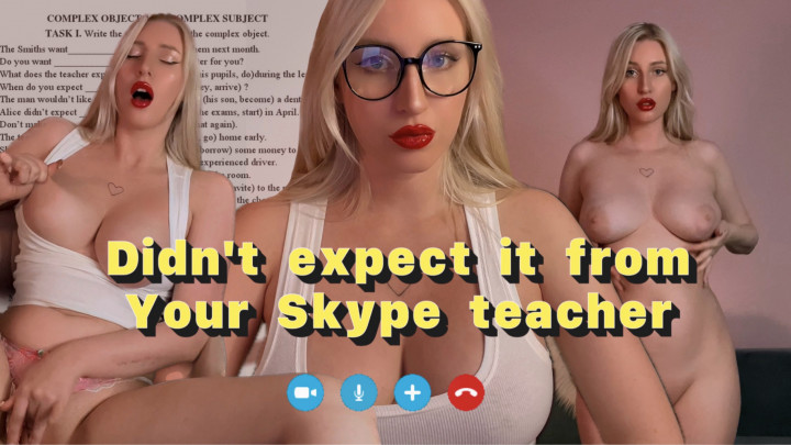 Your Skype Teacher Turned Out A Whore