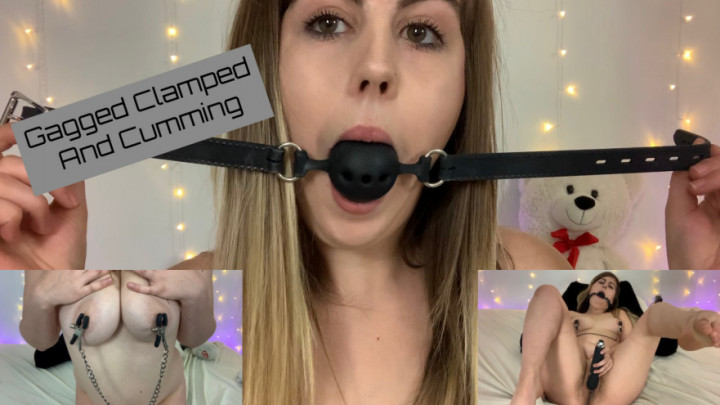 Gagged Clammped And Cumming - March 07, 2020