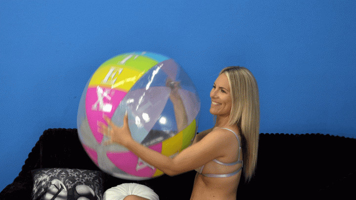 Bunny's First Inflatable Blow Fetish HD