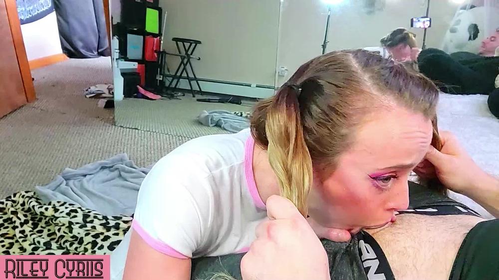 Riley Cyriis Braces Teen Cock Sucking Slut
