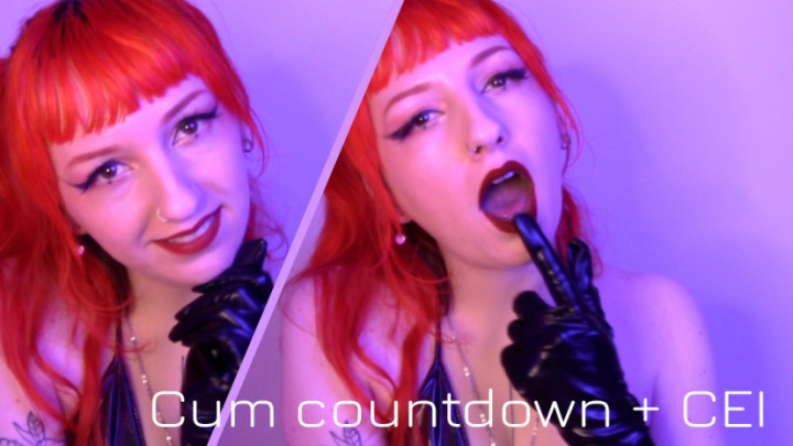Humiliating cum countdown and CEI