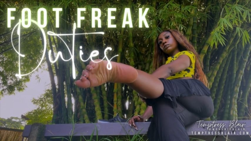 Temptressblair Foot Freak Duties