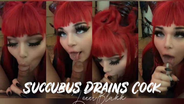 Succubus Drains Cock
