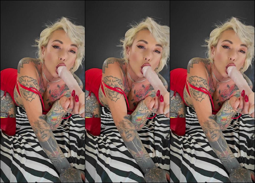 Kinkerbell23 - Sucking, Playing And Smoking Three Marlboro Red 100S Dressed In All Red - Kinkerbell23