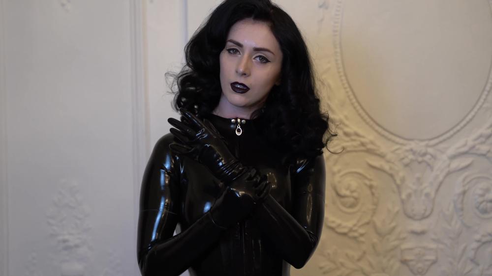 Goddess In Black Latex Catsuit Asmr