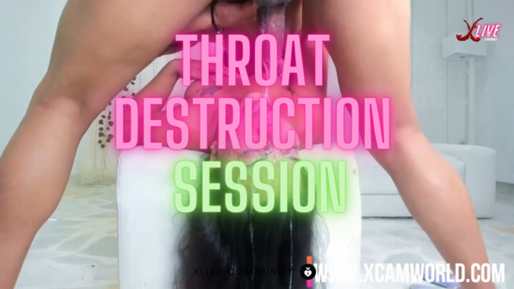 OMG! FACE DOWN THROAT DESTRUCTION