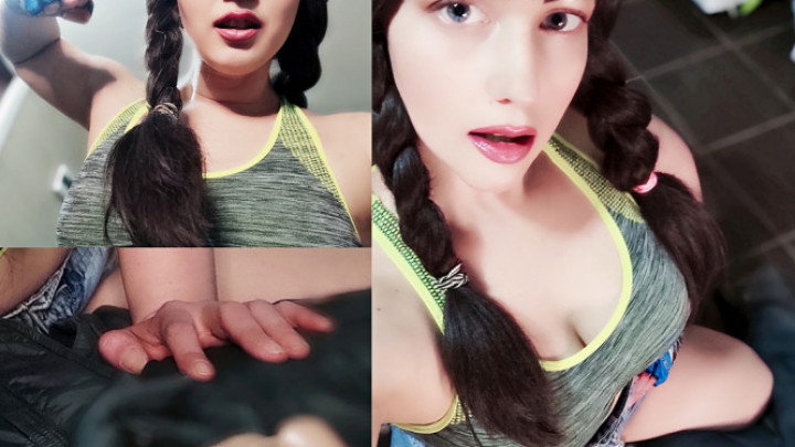 Femdom POV, female fighting, beat down