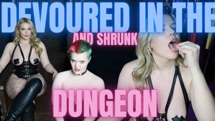 Giantess devours you in the Dungeon