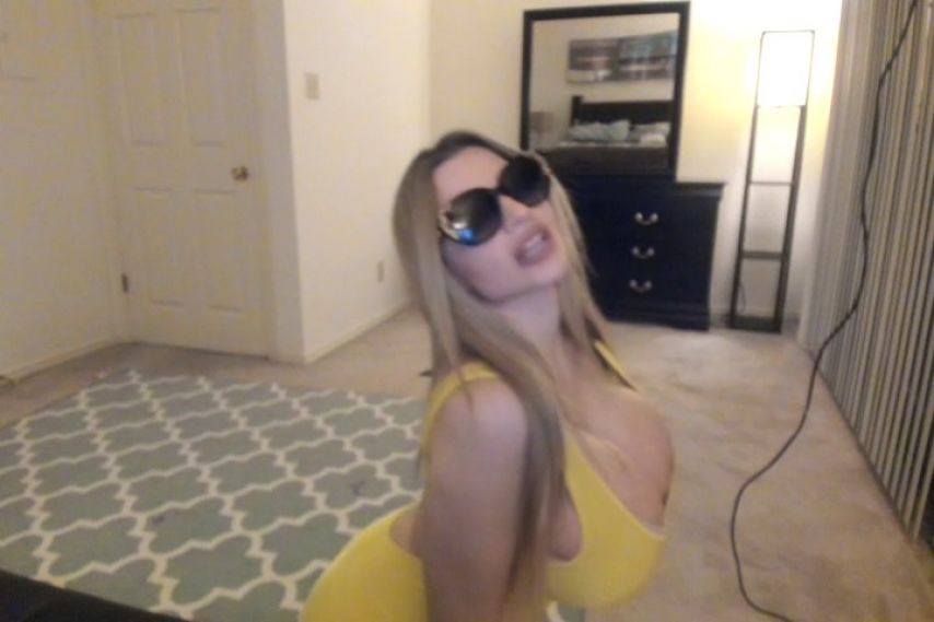 Gigantic Bimbo Boobs In A Tight Dress - January 19, 2019