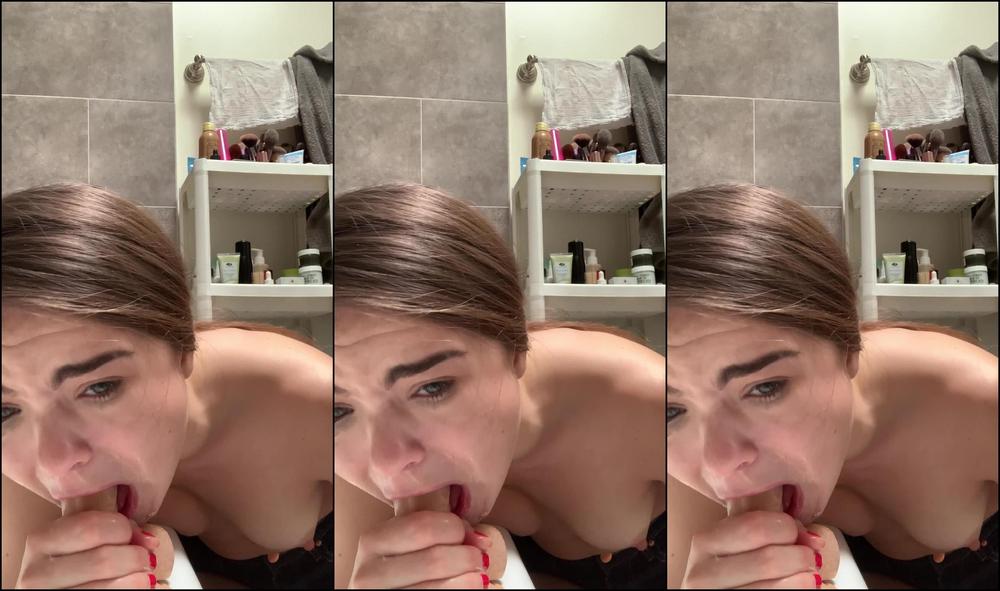 Meganmarxxx Super Sloppy Gagging On My Toy Cock