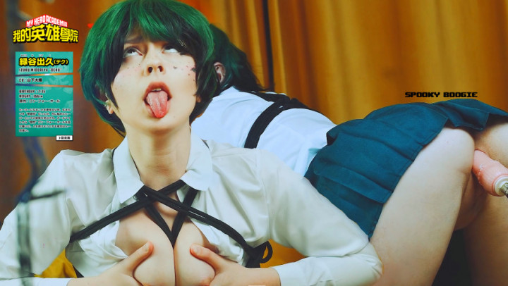 Creampie pussy and facial for Evil Deku