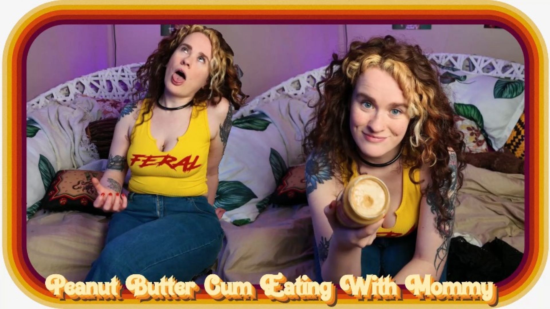 Peanut Butter Cum Eating With Mommy