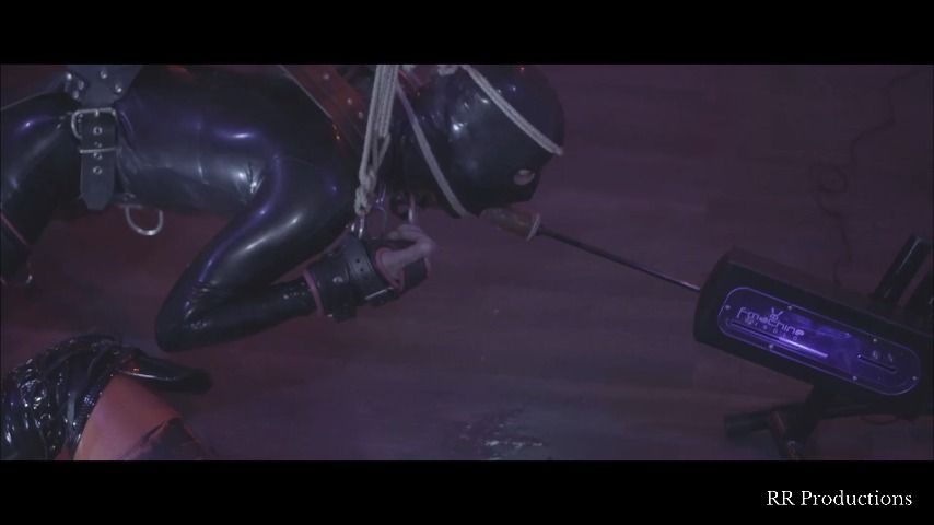 Latex Gimp Suspended and Anally Ruined