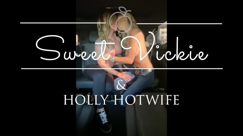 Sweetvickie Two Hot Milfs In The Backseat
