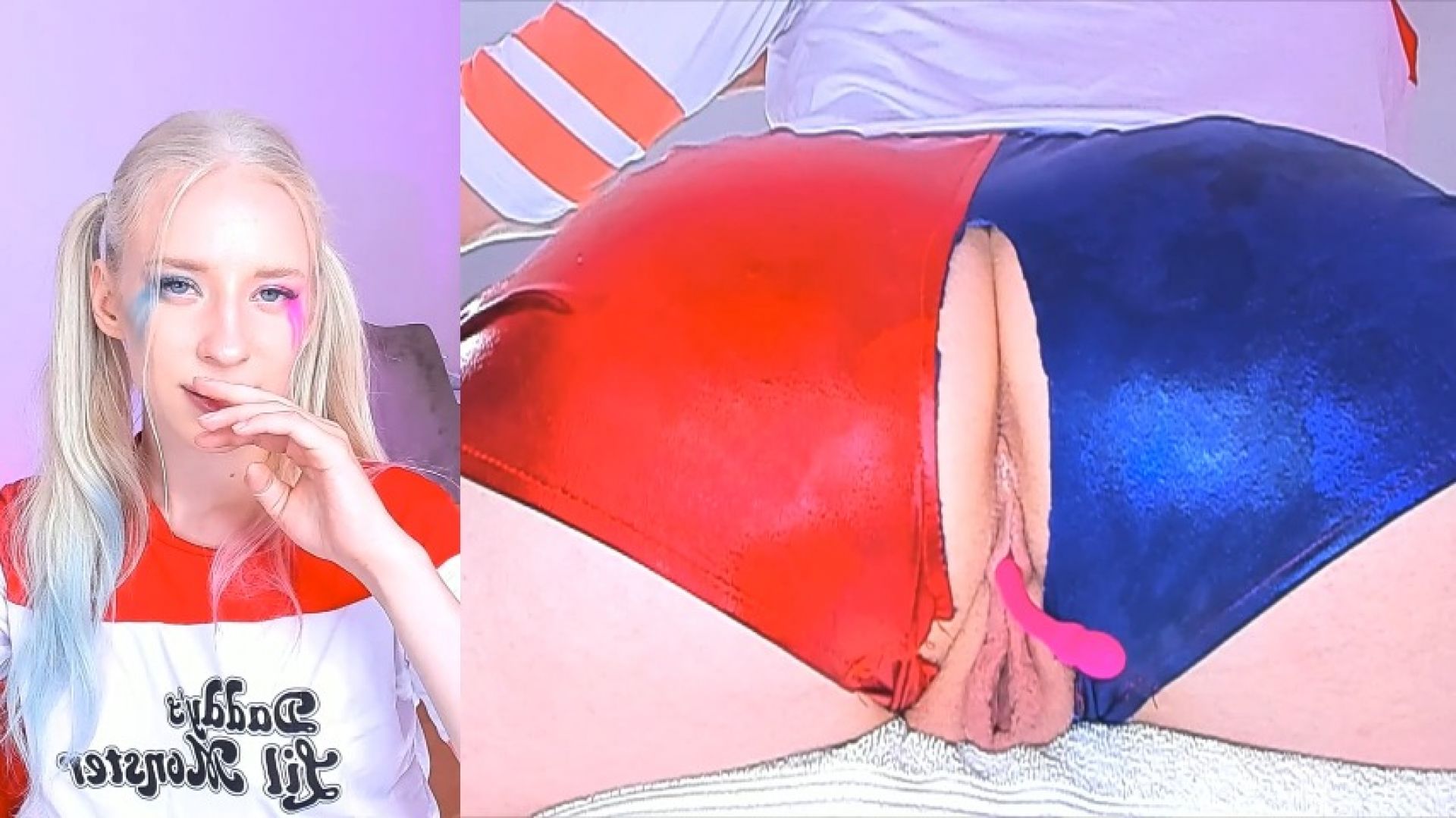 Harley fingerfucking her pussy and ass and sniffing fingers - August 28, 2023