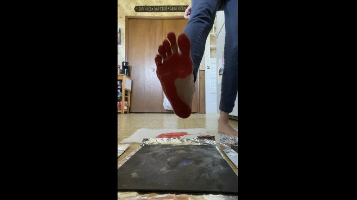 Queenmothersoles Foot Print Painting Bbs R