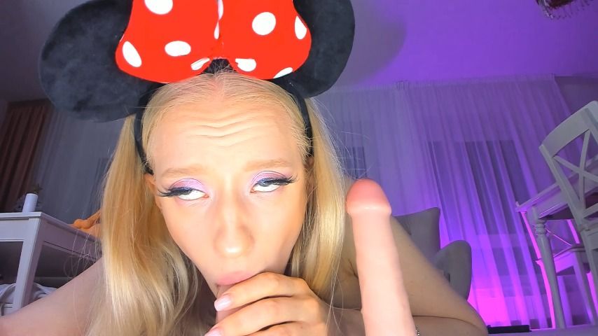 Mini mouse POv double sucking - March 24, 2023