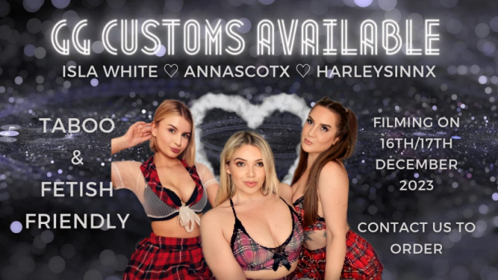 GGG CUSTOMS AVAILABLE