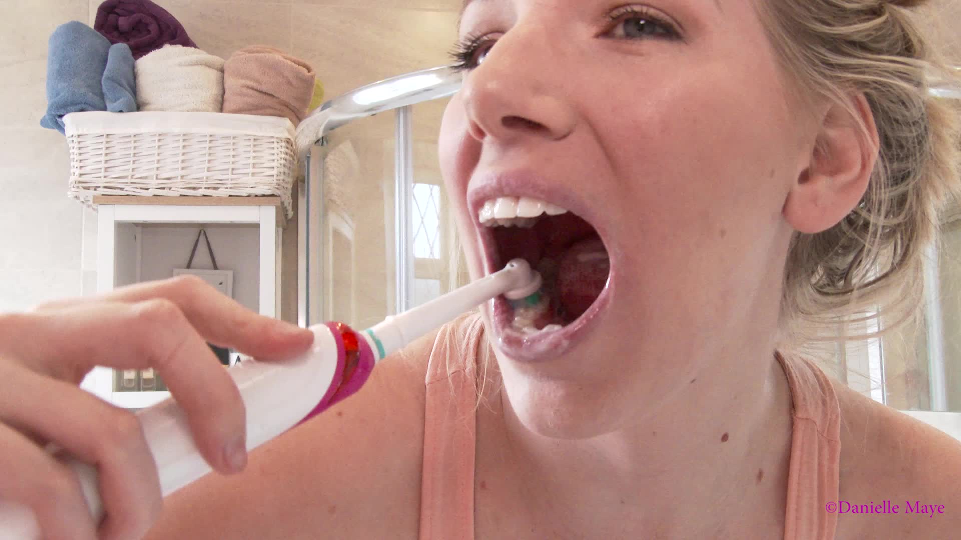 Pink Electric Toothbrush - March 15, 2017