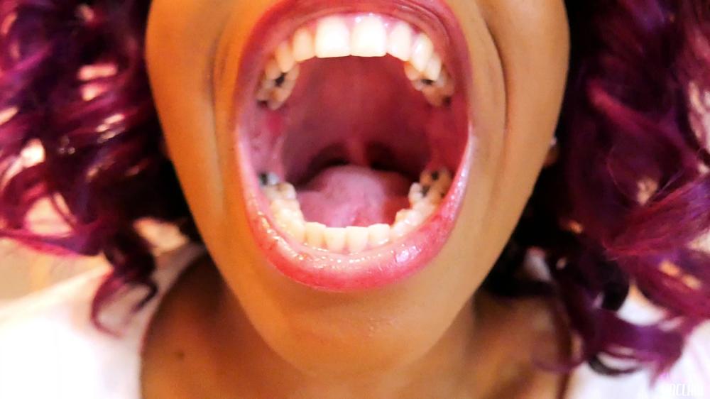 Subbiecupcake Super Close Split Tongue Show