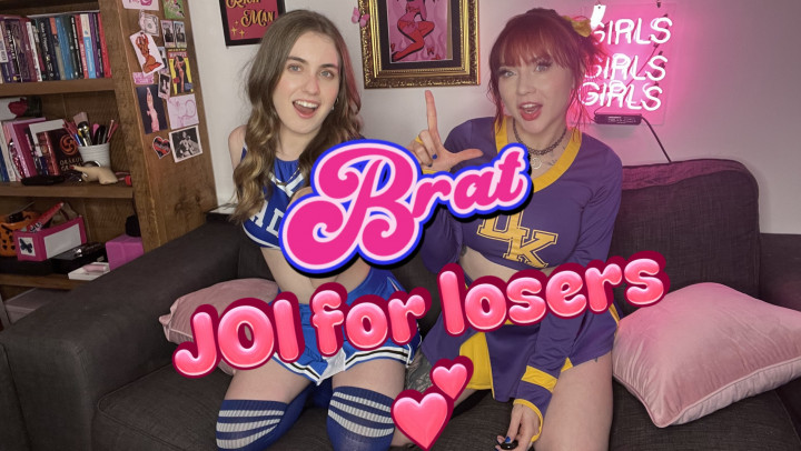 Bratty JOI for losers