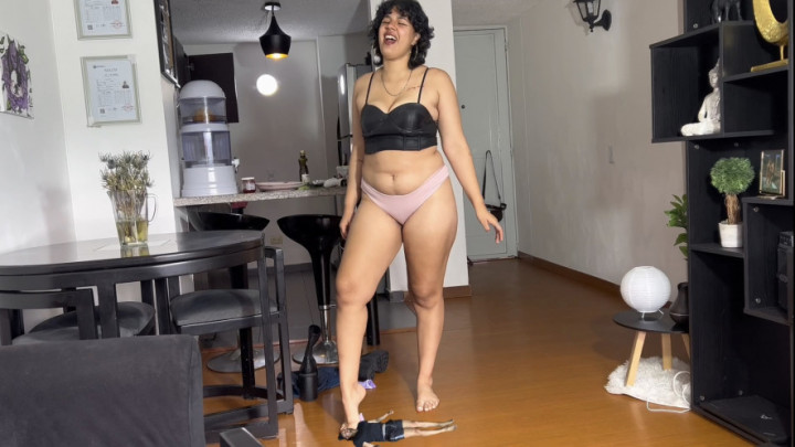 Giantess need little guys to smell boots, socks and asshole - June 30, 2023