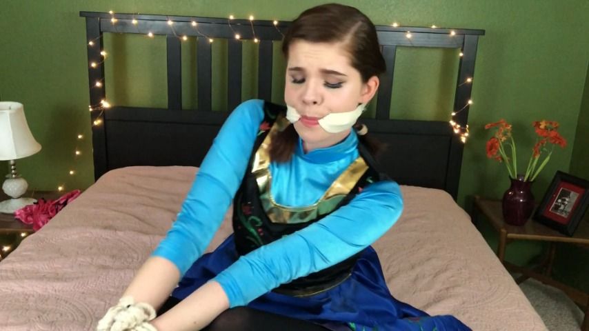 Ice Princess Bound and Gagged