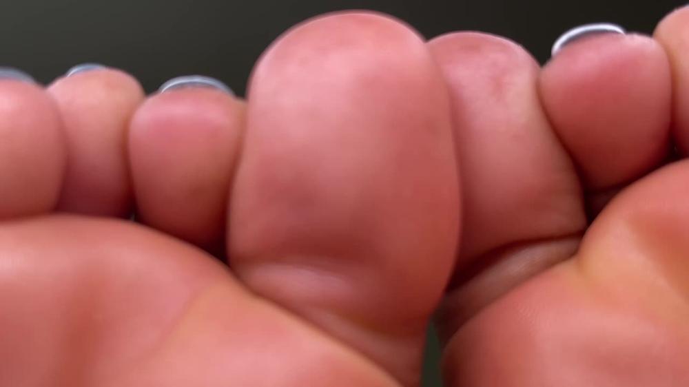 Close Up Of Ebony Toes