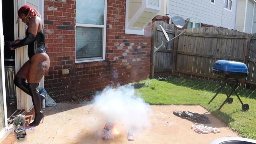 Popping balloons and Fireworks