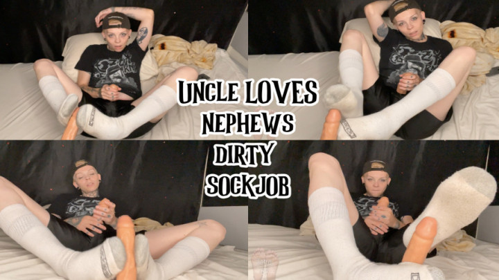 Uncle LOVES Nephews Dirty Sockjob