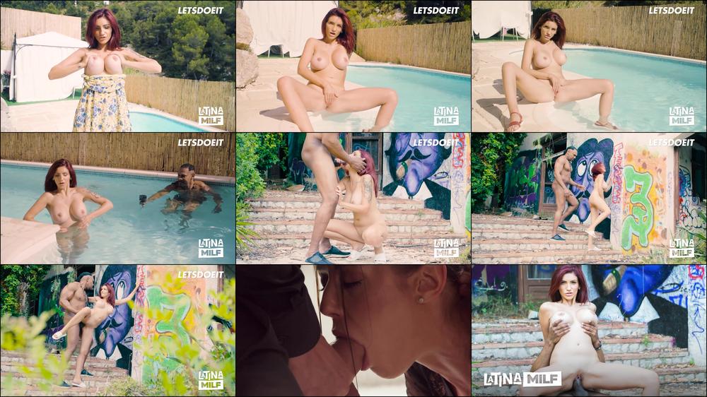 LATINA MILF - Big Tits Redhead Outdoor BBC Interracial Sex - June 14, 2023