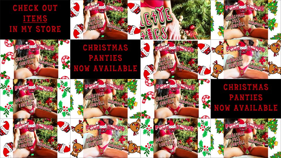 Rheasweet Christmas Panties Available