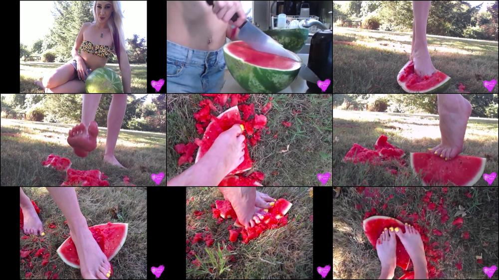 Barefoot watermelon compression