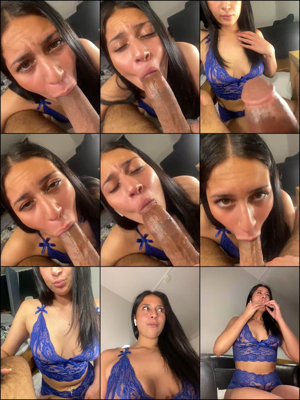 Bitch horny drooling dick, Real couple
