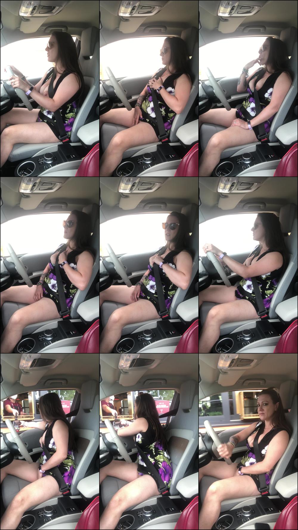 Drive Thru Female Barista Pussy Play