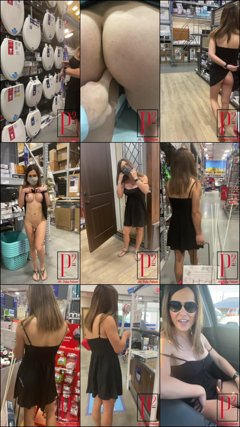 Getting naked and caught at HW Store - S
