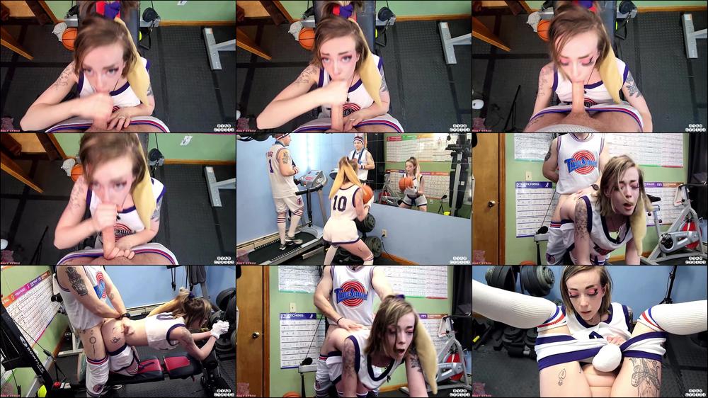 Lola Bunny Gym Time Facial and Creampie