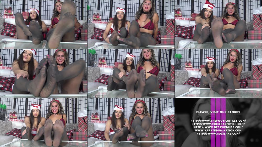 Roxieraefetish Pantyhose Feet For Christmas
