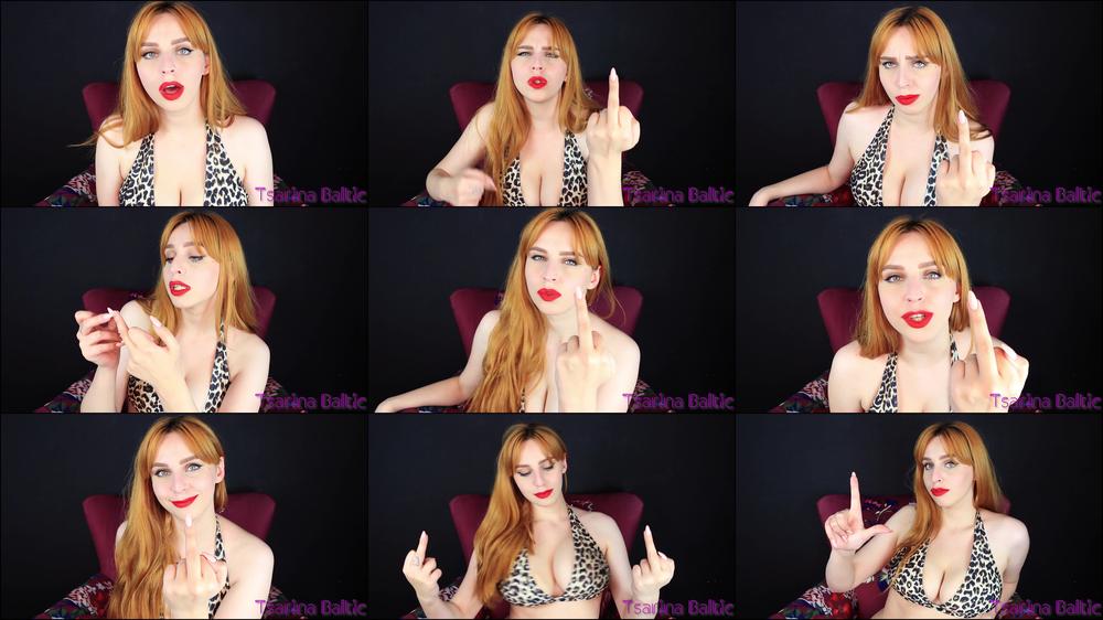 Tsarina Baltic Betas Stroke To Being Flipped Off