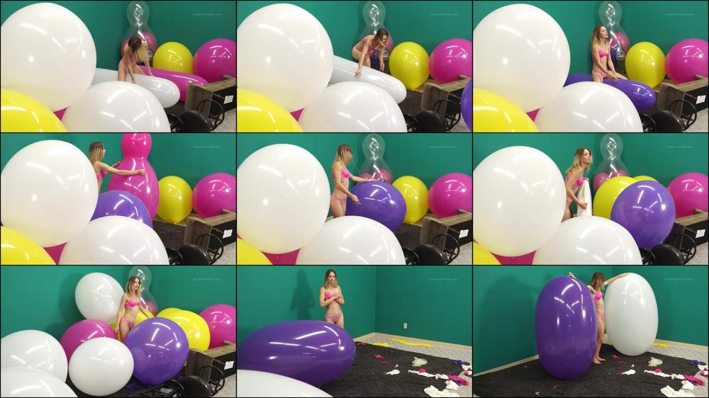 Amber Pops HUGE BalloonsCamera 2
