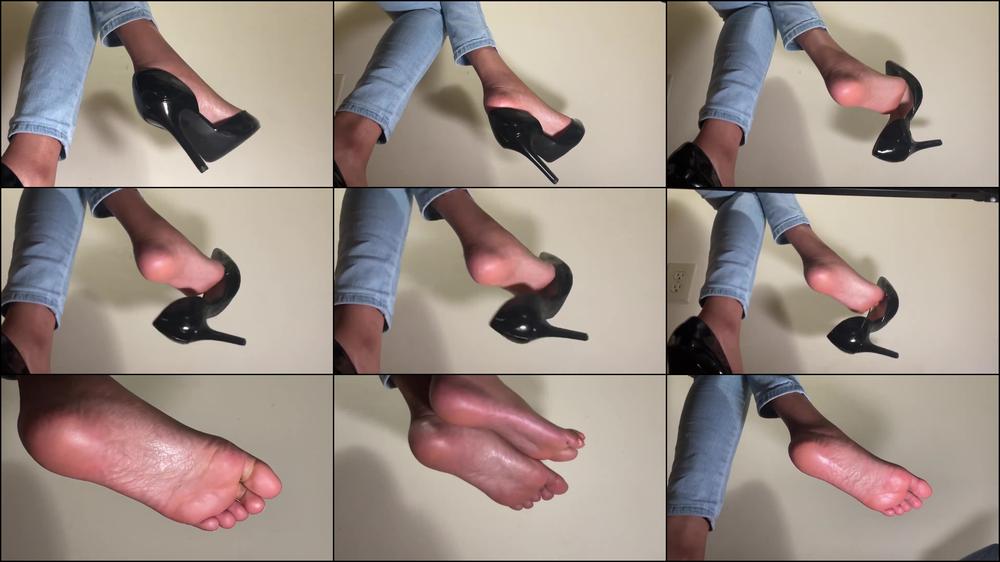 High Heel Shoe Play Dangling
