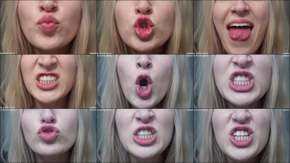 Square Lip Fetish Kissing German Joi