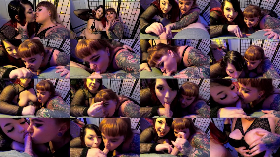 Virghoe Double Blowjob With Siggy