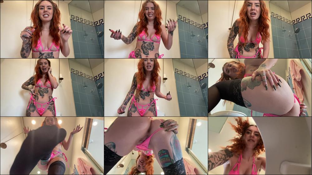 Shrinking Loser Cleans Goddess Waste