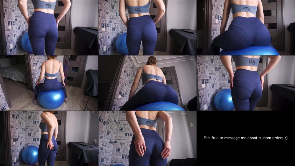 Fit Milf Showing Off Her Tight Ass In Leggings