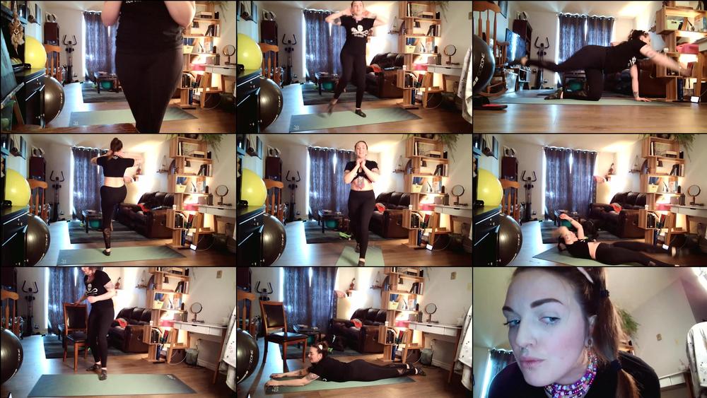 Watch me work out live - February 12, 2022