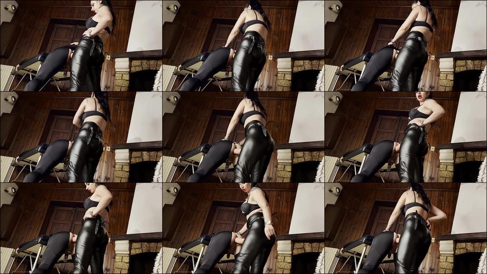 Sissy getting pegged doggy style